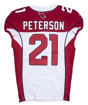 2019 Patrick Peterson Game Used Arizona Cardinals Jersey Photo Matched To 11/17/2019 (Resolution Photomatching)